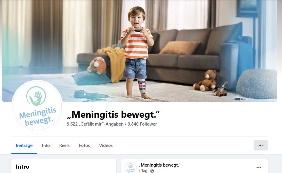 Meningitis bewegt Facebook