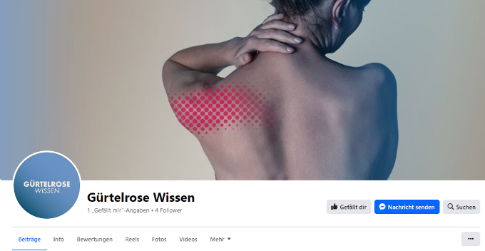 Gürtelrose Wissen auf Facebook